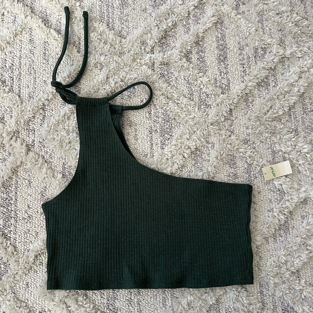 NWT Aerie one shoulder ribbed tank